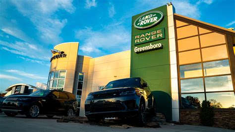 Land rover greensboro - Thursday 9:30am - 7:00pm. Friday 9:30am - 7:00pm. Saturday 9:30am - 6:00pm. Closed. Learn more about Land Rover Greensboro, a greater Greensboro, Triad area Land Rover dealer offering new and used vehicles, parts and accessories, service, repair and auto loans. 